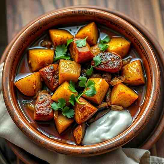 Smoky Bengali Aloo Bhorta - Easy Recipe with Garlic & Onions